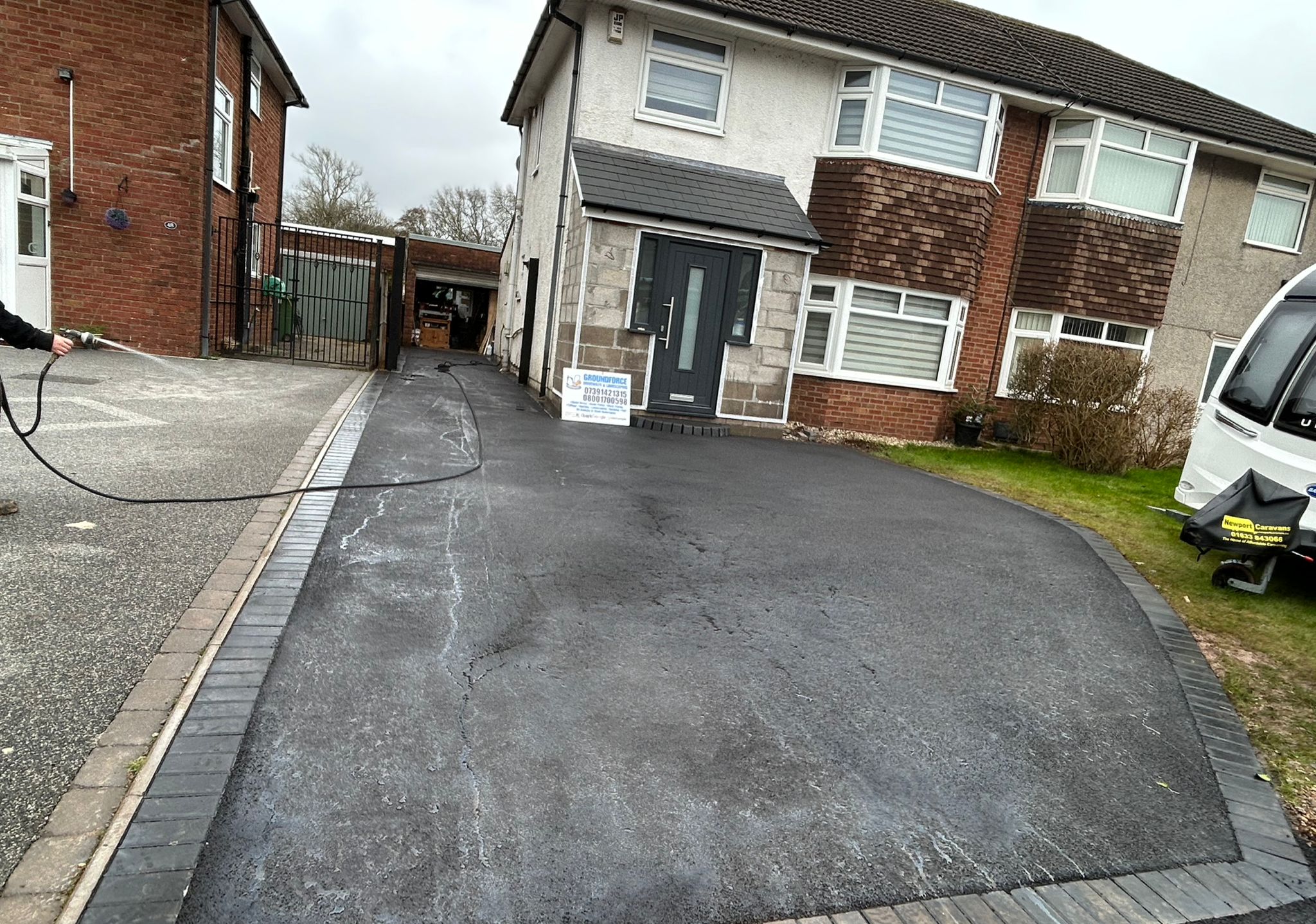 tarmac-driveway-bridgend tarmac driveway completed in Bridgend
